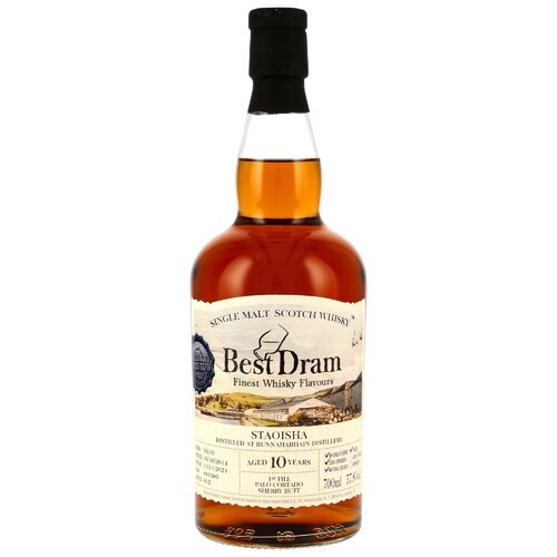 Best Dram Bunnahabhain Staoisha 2014/2024 - 10 y.o. - 1st Fill Palo Cortado Butt #10380