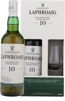 Laphroaig 10 Years Old in GP mit Glas 40% 0.7l